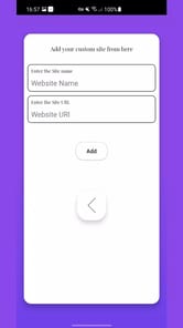 Sekams Browser APK screenshot 1
