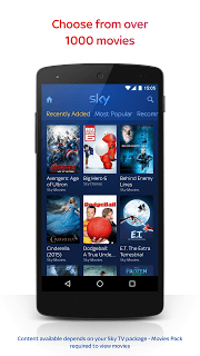 Sky Go APK screenshot 1