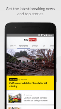 Sky News APK screenshot 1