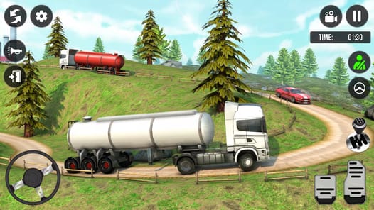 Oil Tanker Truck Drive Game 3D APK screenshot 1