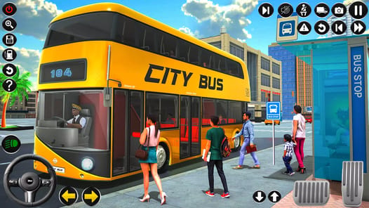 Passenger Bus Driving Games 3D APK screenshot 1