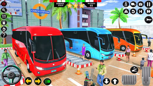 Passenger Bus Driving Games 3D APK screenshot 1