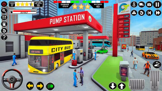 Passenger Bus Driving Games 3D APK screenshot 1