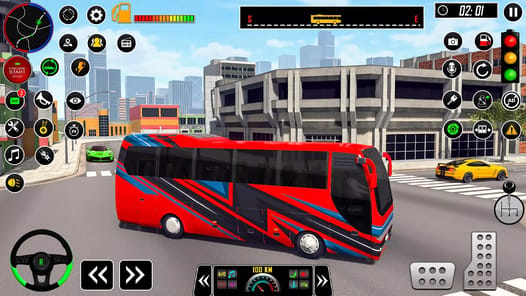 Grand City Racing Bus Sim 3D APK screenshot 1