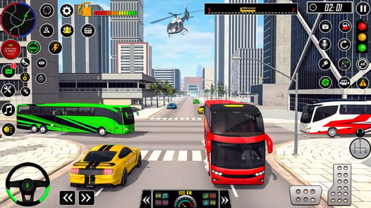 Grand City Racing Bus Sim 3D APK screenshot 1