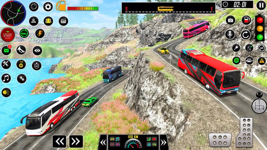 Grand City Racing Bus Sim 3D APK screenshot 1