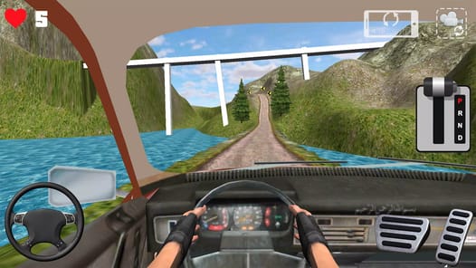 Mountain Car Driving Game APK screenshot 1