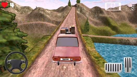 Mountain Car Driving Game APK screenshot 1