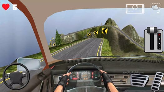 Mountain Car Driving Game APK screenshot 1