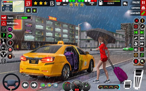 Car Driving Taxi Simulator APK screenshot 1