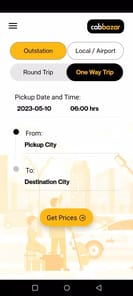 CabBazar APK screenshot 1