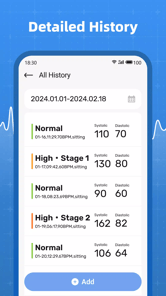 Blood Pressure Tracker APK screenshot 1