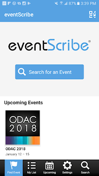 eventScribe APK screenshot 1 eventScribe APK screenshot 1