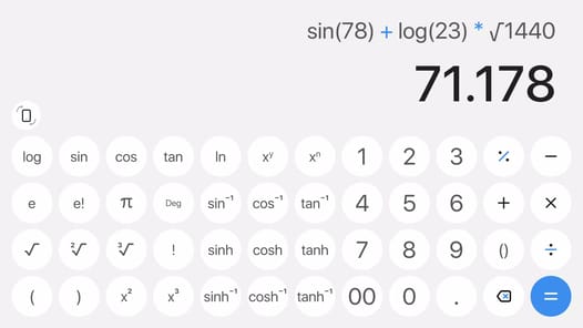 Simple Calculator for Android APK screenshot 1