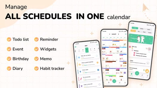 Cute Calendar Schedule Planner APK screenshot 1