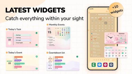 Cute Calendar Schedule Planner APK screenshot 1