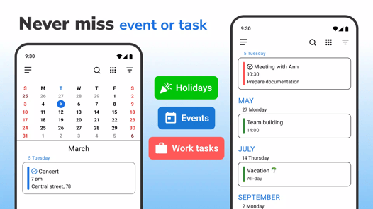 Calendar APK screenshot 1