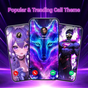 Color Call Theme, Call Screen APK screenshot 1