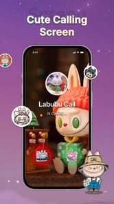 Labubu Color Call Theme APK screenshot 1