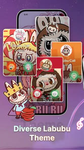 Labubu Color Call Theme APK screenshot 1