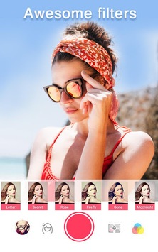 Sweet Selfie - selfie cam, beauty cam, photo edit APK screenshot 1