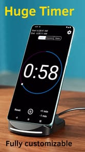 Huge Timer Stopwatch Tabata APK screenshot 1