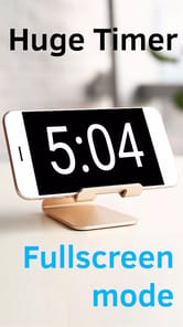 Huge Timer Stopwatch Tabata APK screenshot 1