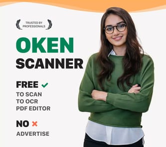 OKEN - camscanner, pdf scanner APK screenshot 1