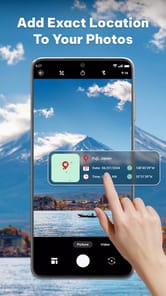 Geotag Photo: Camera Location APK screenshot 1