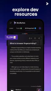 DevBytes APK screenshot 1