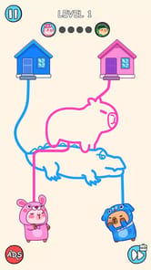 Capybara Rush: Draw To Home APK screenshot 1