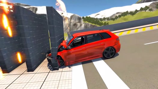 Beam drive car crash test APK screenshot 1