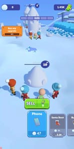 Snow Castle: Idle Clicker APK screenshot 1