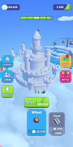 Snow Castle: Idle Clicker APK screenshot 1