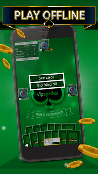 Spades Offline - Single Player APK screenshot 1