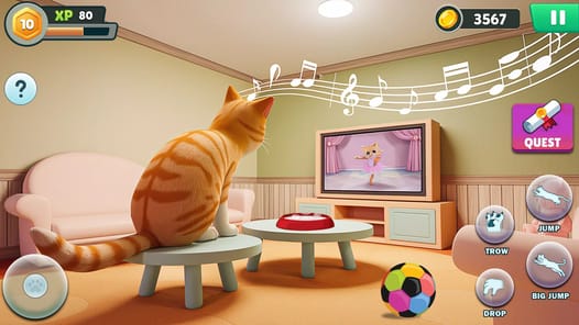 Angry Gran VS Naughty Cat Sim APK screenshot 1