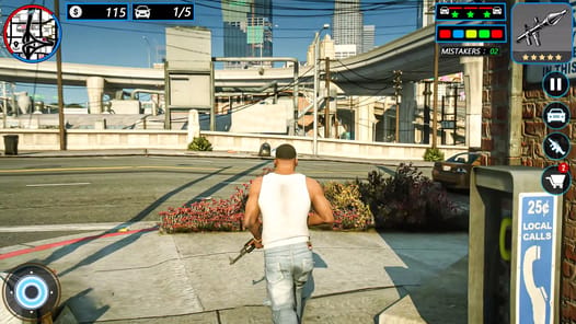 Gangster City Vegas Crime Game APK screenshot 1