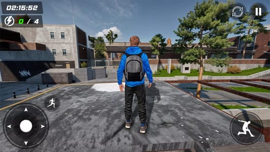 Going Up Rooftop Parkour Games APK screenshot 1