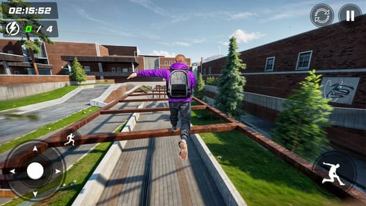 Going Up Rooftop Parkour Games APK screenshot 1