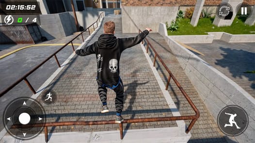 Going Up Rooftop Parkour Games APK screenshot 1
