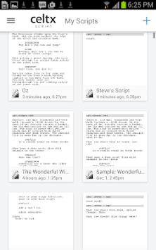 Celtx Script APK screenshot 1 Celtx Script APK screenshot 1
