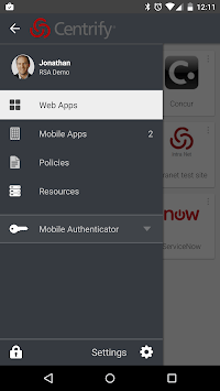 Centrify APK screenshot 1