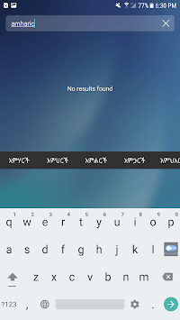 Amharic Typing Keyboard APK screenshot 1