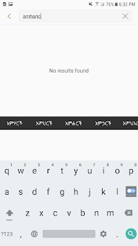 Amharic Typing Keyboard APK screenshot 1