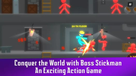 Boss Stick man APK screenshot 1