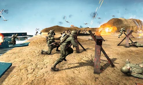 D-Day World War 2 Army Games APK screenshot 1
