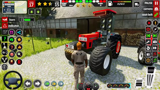 US Tractor Farming Games 3d APK screenshot 1
