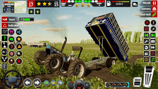 US Tractor Farming Games 3d APK screenshot 1
