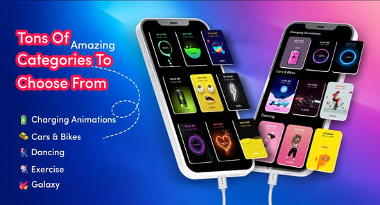charging animation lock screen APK screenshot 1