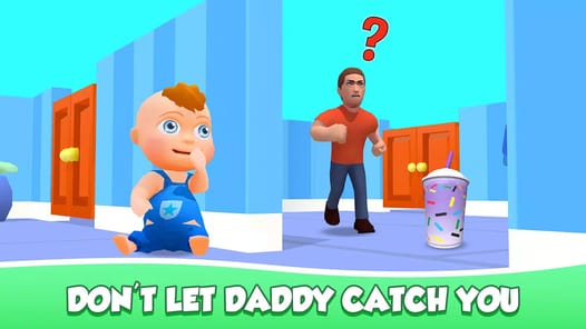 Hide From Daddy: Little Escape APK screenshot 1